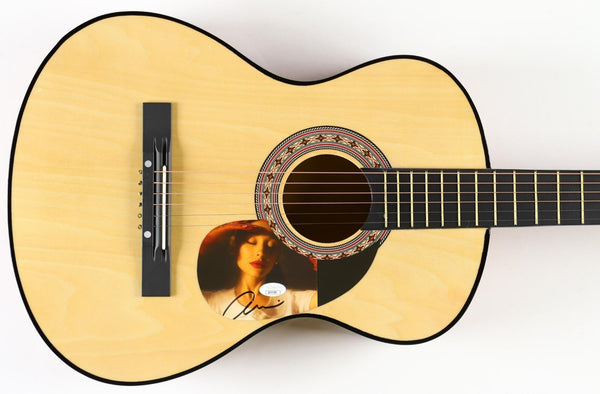 Ariana Grande Signed 38" Acoustic Tan Guitar (JSA) Singer, Songwriter, Actress