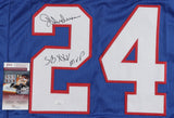 Ottis Anderson Signed New York Giants Jersey Inscribed "SB XXV MVP" (JSA COA) RB