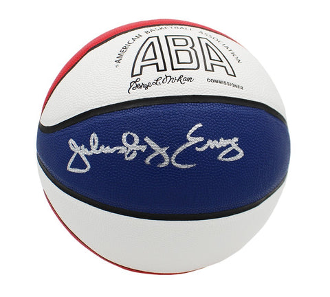 Julius Erving Signed New York Nets Replica Official ABA Basketball