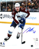 Martin Necas Autographed 8x10 Colorado Avalanche (White Jersey 1) Action Photo