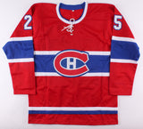 Jacob de la Rose Signed Canadiens Jersey (Beckett COA) Playing career 2012-Now