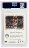 Larry Bird Signed 2009 UD Masterpieces (Magic Johnson) Card #MA-LB (PSA Slabbed)