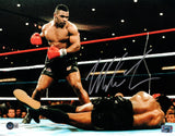 Mike Tyson Autographed Signed 11x14 Photo Standing Over Beckett BAS