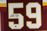 LONDON FLETCHER (Commanders TOWER) Signed Autographed Framed Jersey Beckett