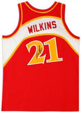 Signed Dominique Wilkins Hawks Jersey