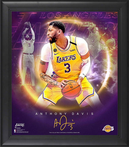Anthony Davis Los Angeles Lakers Framed 15x17 Stars of the Game