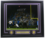 Justin Tucker Signed Framed 16x20 Ravens Record Field Goal Photo BAS WN72214