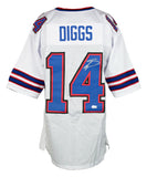 Stefon Diggs Signed White Custom Pro Style Football Jersey BAS ITP