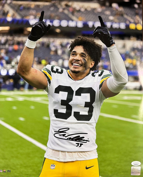 Green Bay Packers Safety EVAN WILLIAMS Signed 16x20 Photo #2 AUTO - JSA