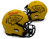 Andy Reid Autographed Kansas City Chiefs Football Rave Mini Helmet Beckett