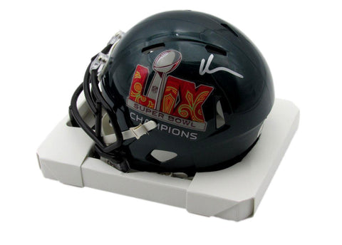 Howie Roseman Signed Super Bowl LIX Champions Mini Helmet Eagles BAS 192750