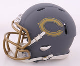 Mike Brown Signed Chicago Bears Slate Alternate Speed Mini Helmet (Beckett)