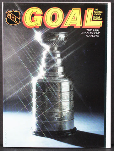 1991 The National Hockey League Magazine The Stanley Cup Playoffs Magazine 1