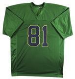 Notre Dame Miles Boykin Authentic Signed Green Pro Style Jersey JSA #WPP500016