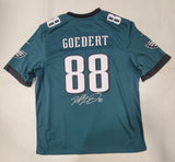 DALLAS GOEDERT SIGNED PHILADELPHIA EAGLES SUPER BOWL NIKE SCREENPRINT XL JERSEY