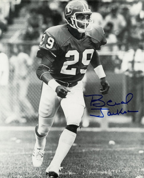 Bernard Jackson Autographed/Signed Denver Broncos 8x10 Photo 57803