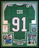 FRAMED PHILADELPHIA EAGLES FLETCHER COX AUTOGRAPHED SIGNED JERSEY JSA COA