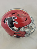 DEION SANDERS SIGNED ATLANTA FALCONS THROWBACK SPEEDFLEX AUTHENTIC HELMET BAS