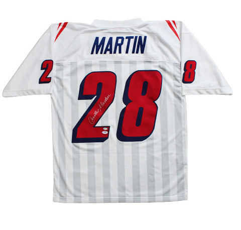 Curtis Martin New England Patriots Signed White Auth Mitchell & Ness Jersey PSA