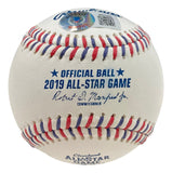 Ronald Acuna Jr Braves Signed 2019 MLB All-Star Game Baseball w/ Photo Case BAS
