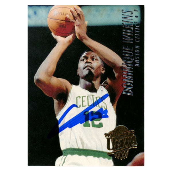 Dominique Wilkins Autographed 1994 Fleer Ultra #16 Trading Card Beckett 54194