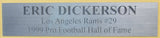 Eric Dickerson HOF Signed/Inscribed Rams Football Jersey Framed Beckett 208822