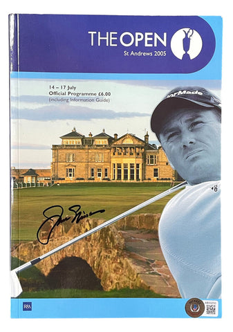 Jack Nicklaus Signed The Open St Andrews 2005 Golf Program BAS LOA