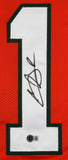 Carson Beck Signed Miami Hurricanes Orange Jersey (Beckett) 2025 Starting Q.B