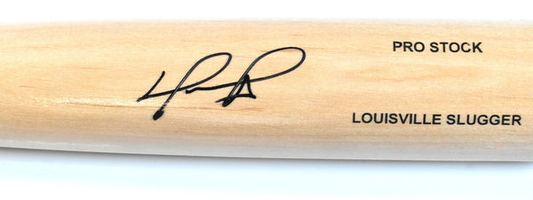David Ortiz Signed Blonde Louisville Slugger Pro Baseball Bat - Beckett W Holo