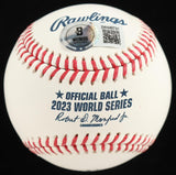 Bruce Bochy Texas Rangers Signed 2023 World Series Champions Baseball (Beckett)