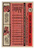 Leon Durham autographed Cardinals 1981 Topps RC Baseball Card #321 - (SS COA)