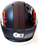 Patrick Surtain II Autographed Denver Broncos Mini Helmet Beckett COA
