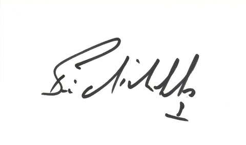 Bernie Nicholls Autographed Los Angeles Kings Index Card Beckett 45276