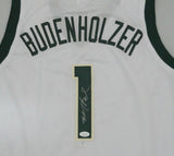 Bucks Coach "Bud" MIKE BUDENHOLZER Signed Custom Replica White Jersey AUTO - JSA