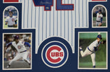 FRAMED CHICAGO CUBS BRUCE SUTTER AUTOGRAPHED SIGNED JERSEY BECKETT HOLO