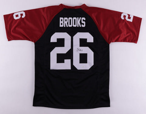 Kennedy Brooks Signed Sooners Jersey (JSA COA) Oklahoma / Philadelphia Eagles RB