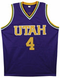 Adrian Dantley Signed Utah Jazz Jersey Inscribed "HOF 2008" (Beckett) 6xAll Star