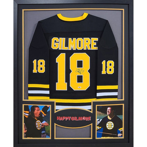 Adam Sandler Autographed Signed Framed Happy Gilmore Movie Jersey PSA/DNA