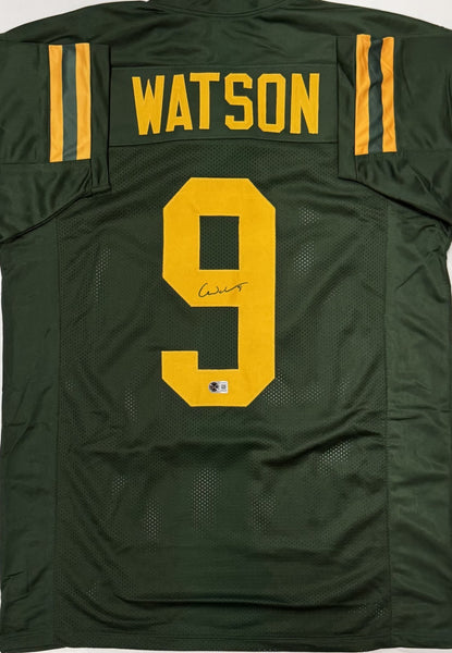 CHRISTIAN WATSON Signed Replica 1950's Retro Jersey - Green Bay Packers - BAS