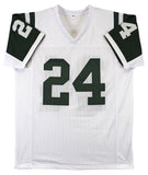Darrelle Revis Authentic Signed White Pro Style Jersey Autographed BAS Witnessed