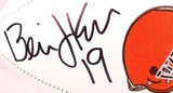 Bernie Kosar Autographed Cleveland Browns Logo Football - Beckett W Hologram