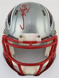 Deion Sanders Signed Atlanta Falcons Flash Alternate Speed Mini Helmet (Beckett)