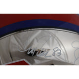 Jim Kelly Thurman Thomas Andre Reed Signed Buffalo Bills Chrome Helmet JSA 28290