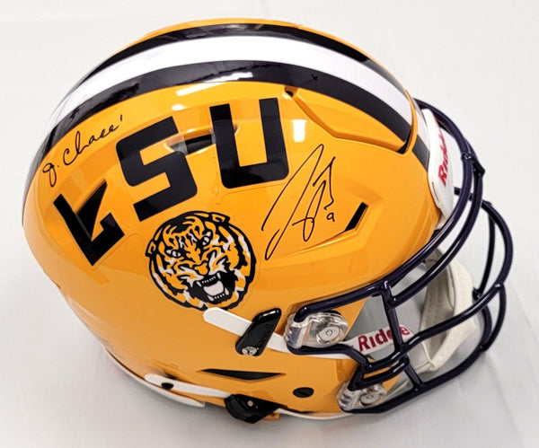 lsu speedflex helmet Joe Burrow & Ja'Marr Chase Signed LSU Tigers Speed Flex Helmet Fanatic – Super Sports Center
