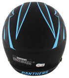 Panthers Brian Burns Signed Eclipse Full Size Speed Rep Helmet BAS