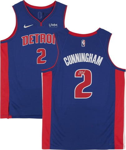 Cade Cunningham Detroit Pistons Signed 2021-2022 Diamond Swingman Jersey