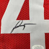 Autographed/Signed Jalen Green #4 Houston Red Basketball Jersey JSA COA