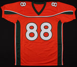 Jeremy Shockey Signed Miami Hurricanes Jersey (Beckett COA) New York Giants T.E.