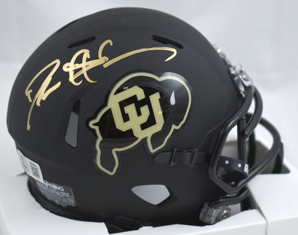 Deion Sanders Signed Colorado Buffaloes Black Speed Mini Helmet-Becket – Super Sports Center