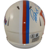 Patrick Surtain Autographed Denver Broncos Retro Mini Helmet Beckett 56415